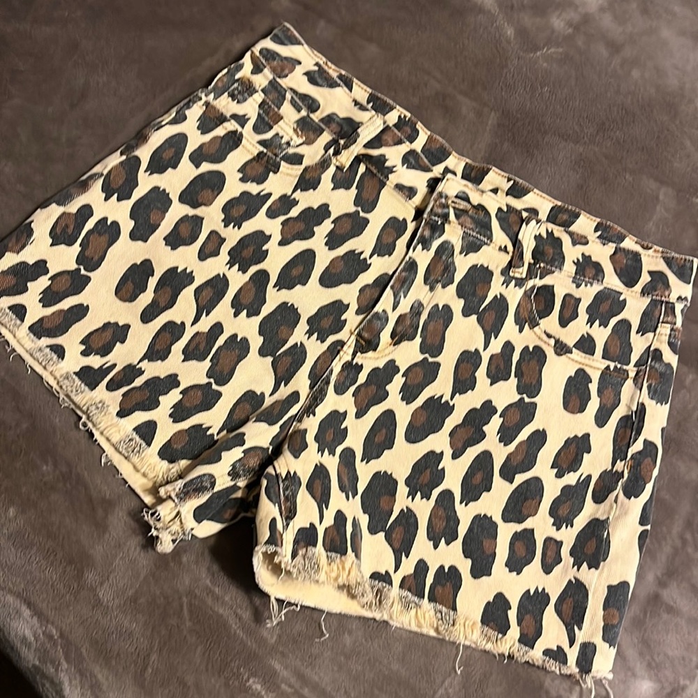 Boutique brand cheetah print shorts! New without tags
